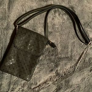 Women’s black mini purse